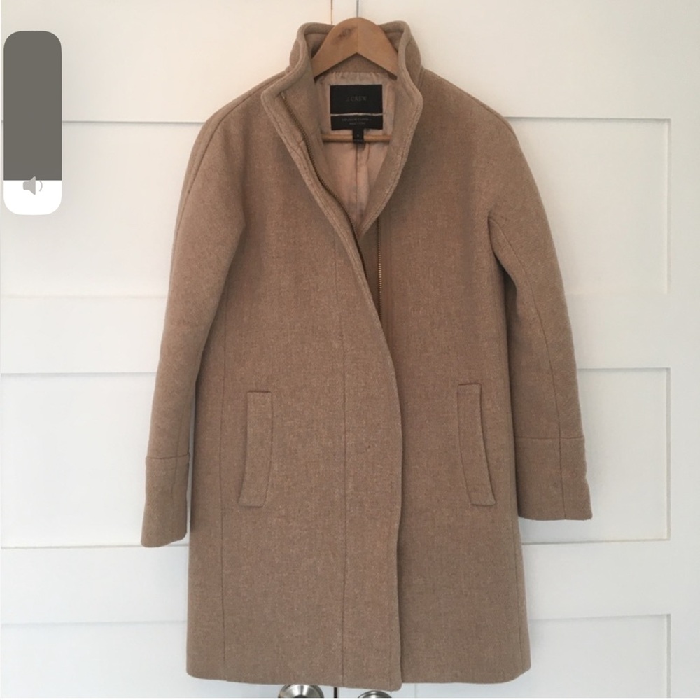 J. CREW Cocoon Coat in Italian Stadium-Cloth Wool size 0